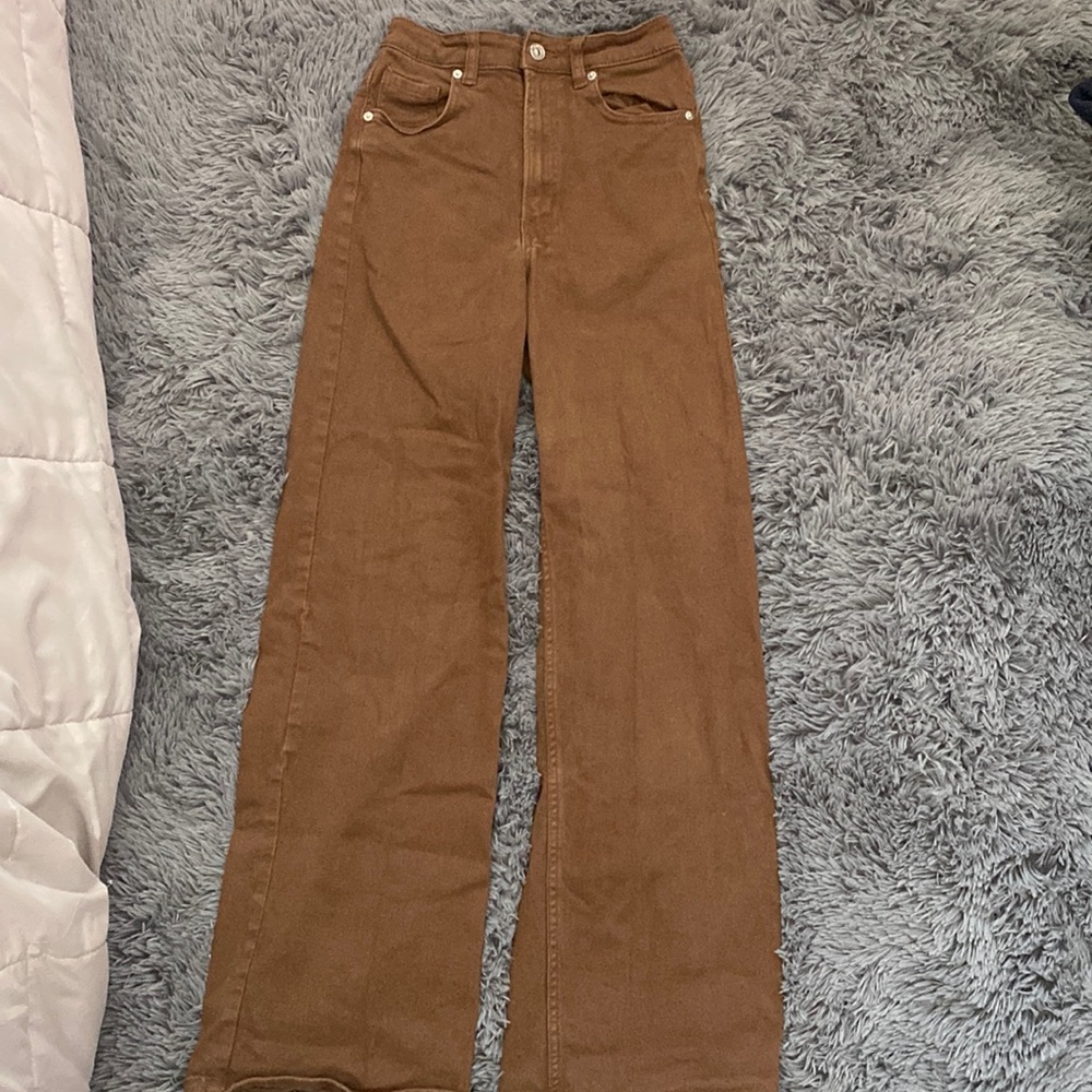 H&M brown flares